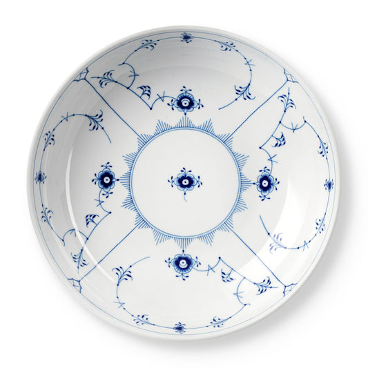 Blue Fluted Plain Bowl, 240 cl - US 2877