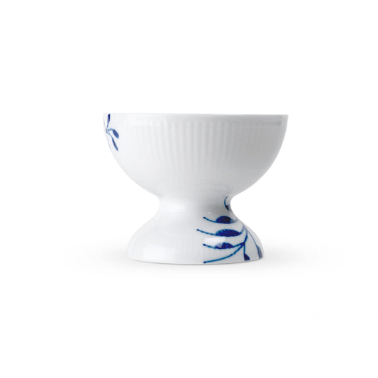 Blue Fluted Mega Bowl on Foot, 19 cl - US 5910