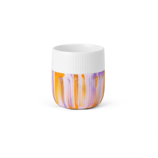 Fluted Contrast Marble Mug, Morning Sky, 35 cl - US 1202