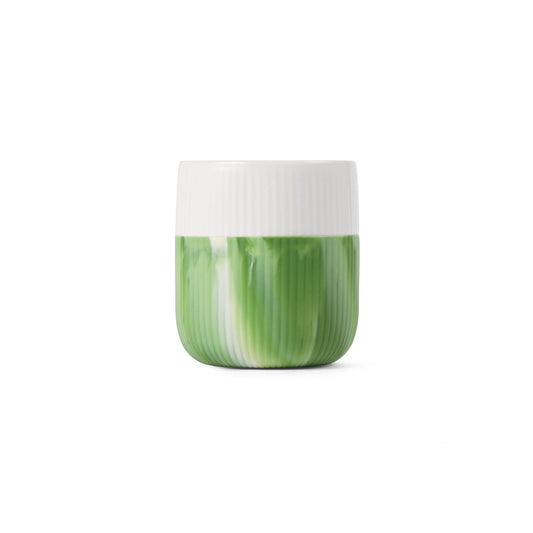 Fluted Contrast Marble Mug, Green Grass, 35 cl - US 2612