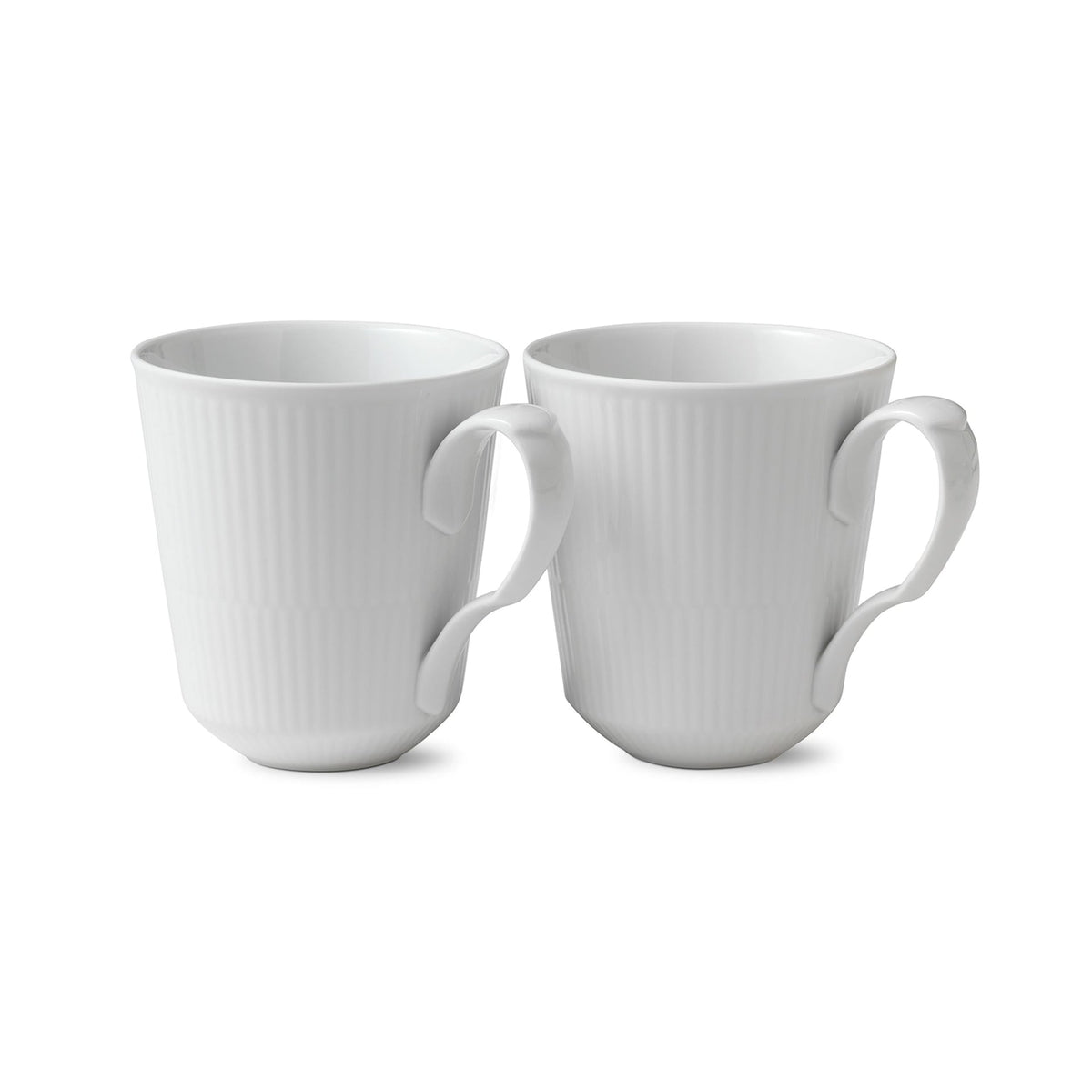 White Fluted Cup, 38 cl, 2 pcs - US 1457