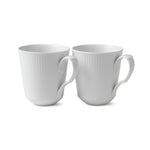 White Fluted Cup, 38 cl, 2 pcs - US 1457