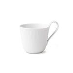 White Fluted High Handle Cup, 33 cl - US 2286