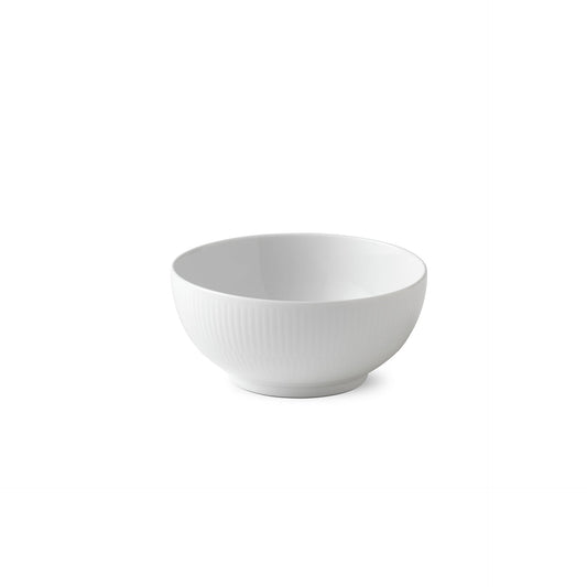 White Fluted Bowl, 73 cl - US 9531