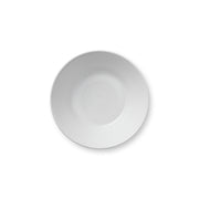 White Fluted Deep Plate, 17 cm - US 6801
