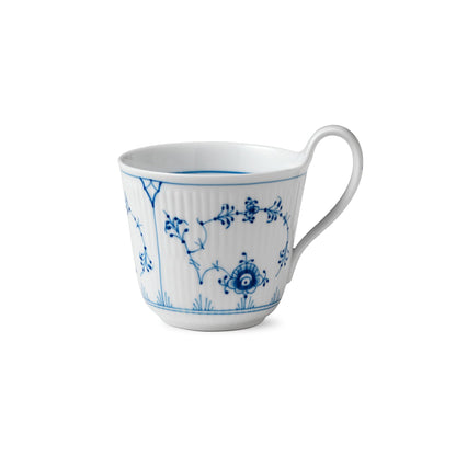 Blue Fluted Plain High Handle Cup, 33 cl - US 7930