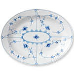Blue Fluted Plain Dish, 36.5 cm - US 4274