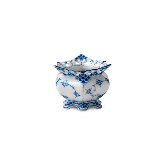 Blue Fluted Full Lace Sugar Bowl, 14 cl - US 4993