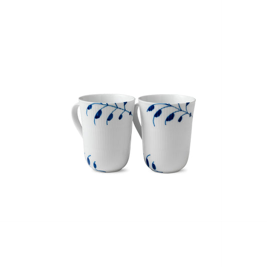 Blue Fluted Mega Cup, 36 cl, 2 pcs - US 9902