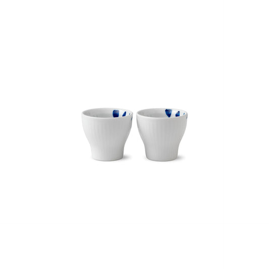 Blue Fluted Mega Egg Cup, 4.8 cm, 2 pcs - US 6167