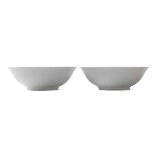 White Fluted Bowl, 35 cl, 2 pcs - US 4573
