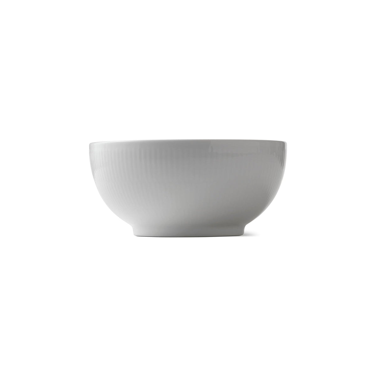 White Fluted Bowl, 110 cl - US 2474