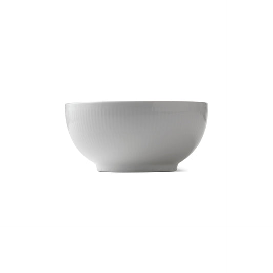 White Fluted Bowl, 110 cl - US 2474