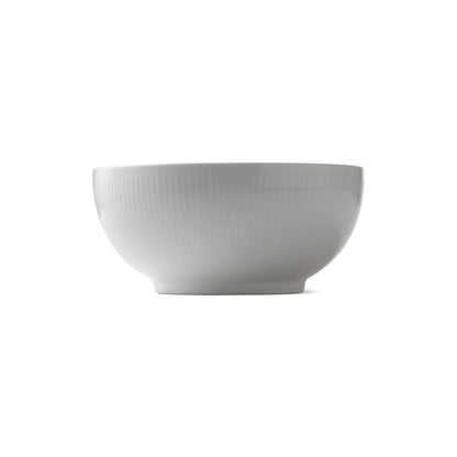 White Fluted Bowl, 180 cl - US 8972