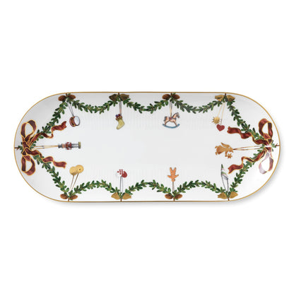 Star Fluted Christmas Dish, 39 cm - US 5954