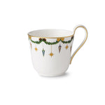 Star Fluted Christmas High Handle Cup, 33 cl - US 5470