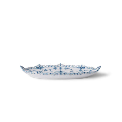 Blue Fluted Full Lace Dish, 24.5 cm - US 0240