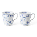Blue Fluted Plain Cup, Bespoke, 37 cl, 2 pcs - US 7146