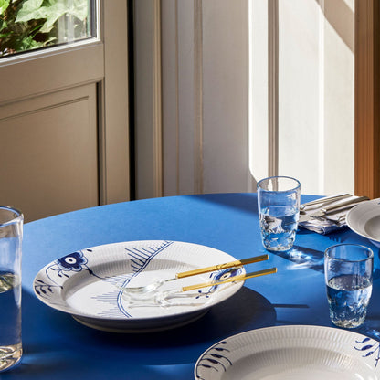 Blue Fluted Mega Dish, 33 cm - US 5997