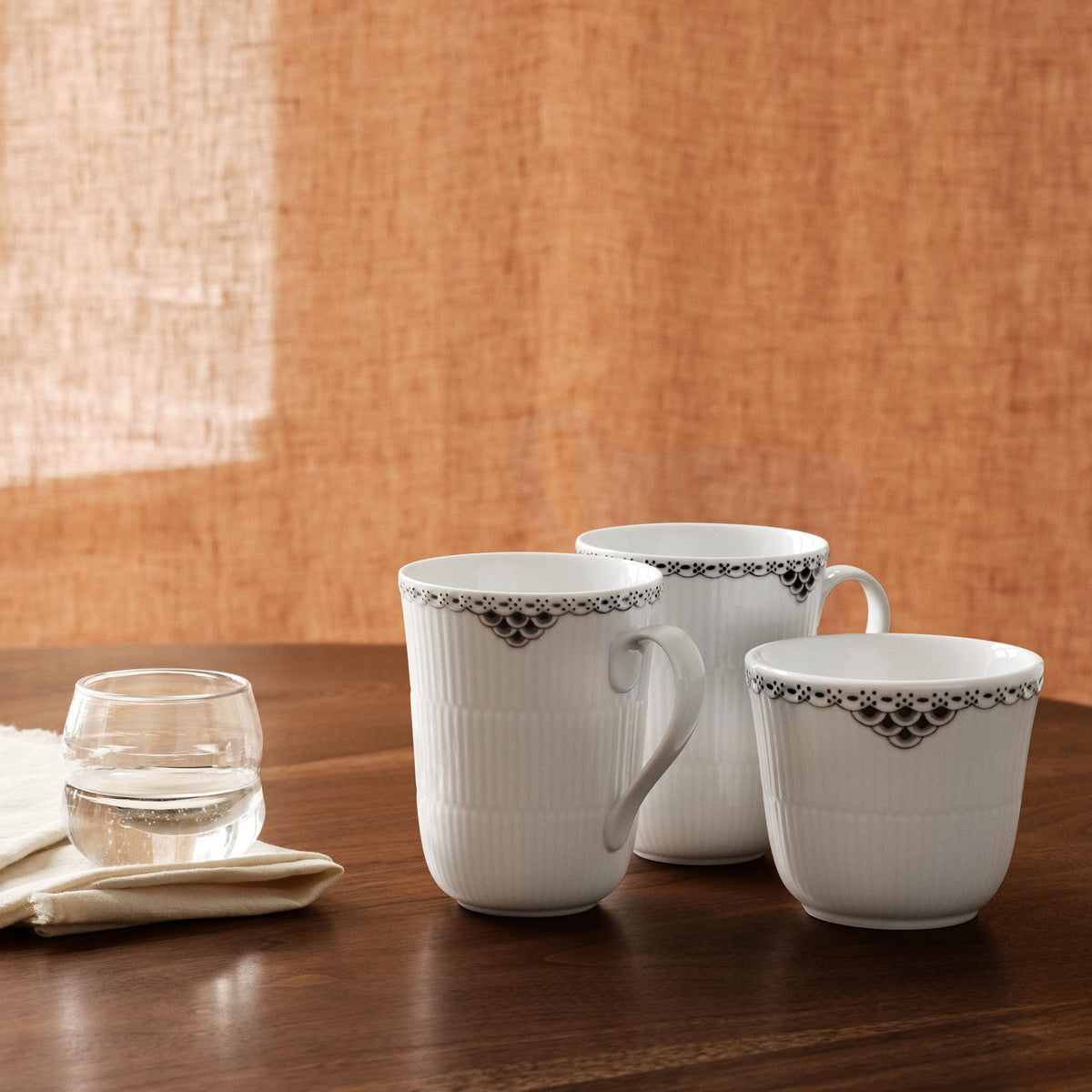 Black Lace Cup, 36 cl, 2 pcs - US 9978