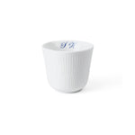 White Fluted Thermal Mug, Bespoke, 26 cl - US 8940