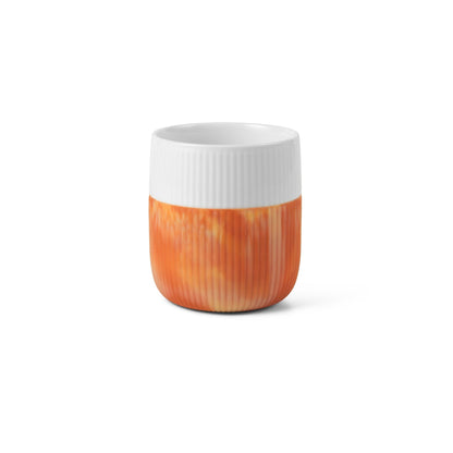 Fluted Contrast Marble Mug, Warm Ochre, 35 cl - US 2302