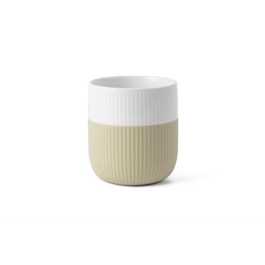 Fluted Contrast Mug, Sand, 35 cl - US 4952