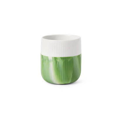 Fluted Contrast Marble Mug, Green Grass, 35 cl - US 2612